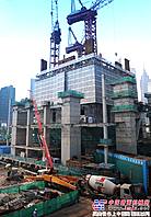 广州东塔施工现场