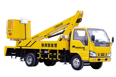 海伦哲 XHZ5052JGK 庆铃18米伸缩臂高空作业车