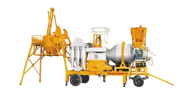 泉成機械 QCQ-80 移動強製式瀝青攪拌設備
